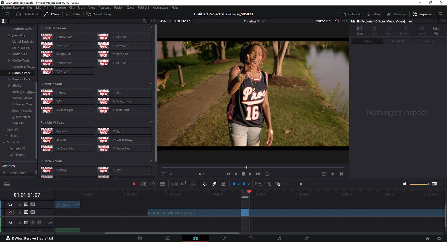 Rumble Pack Camera Shake Presets