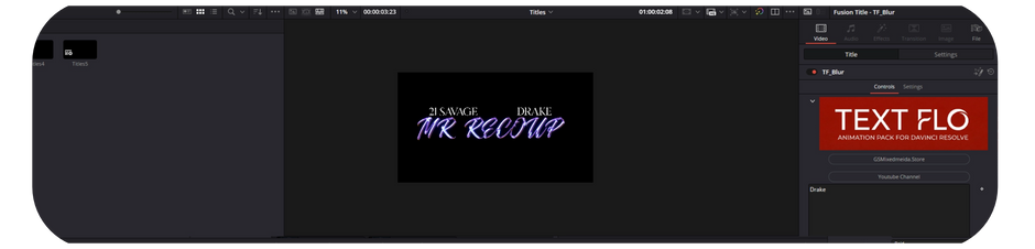 Text Flo  DaVinci Resolve Text Animation Pack