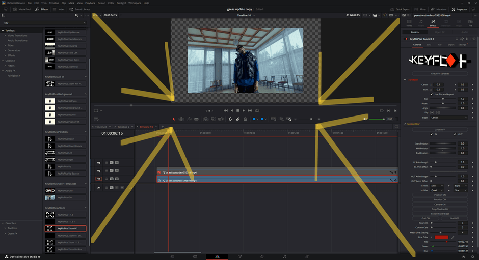 KeyFlo Plus Animation Plugin For DaVinci Resolve Pro - GSMixedMedia