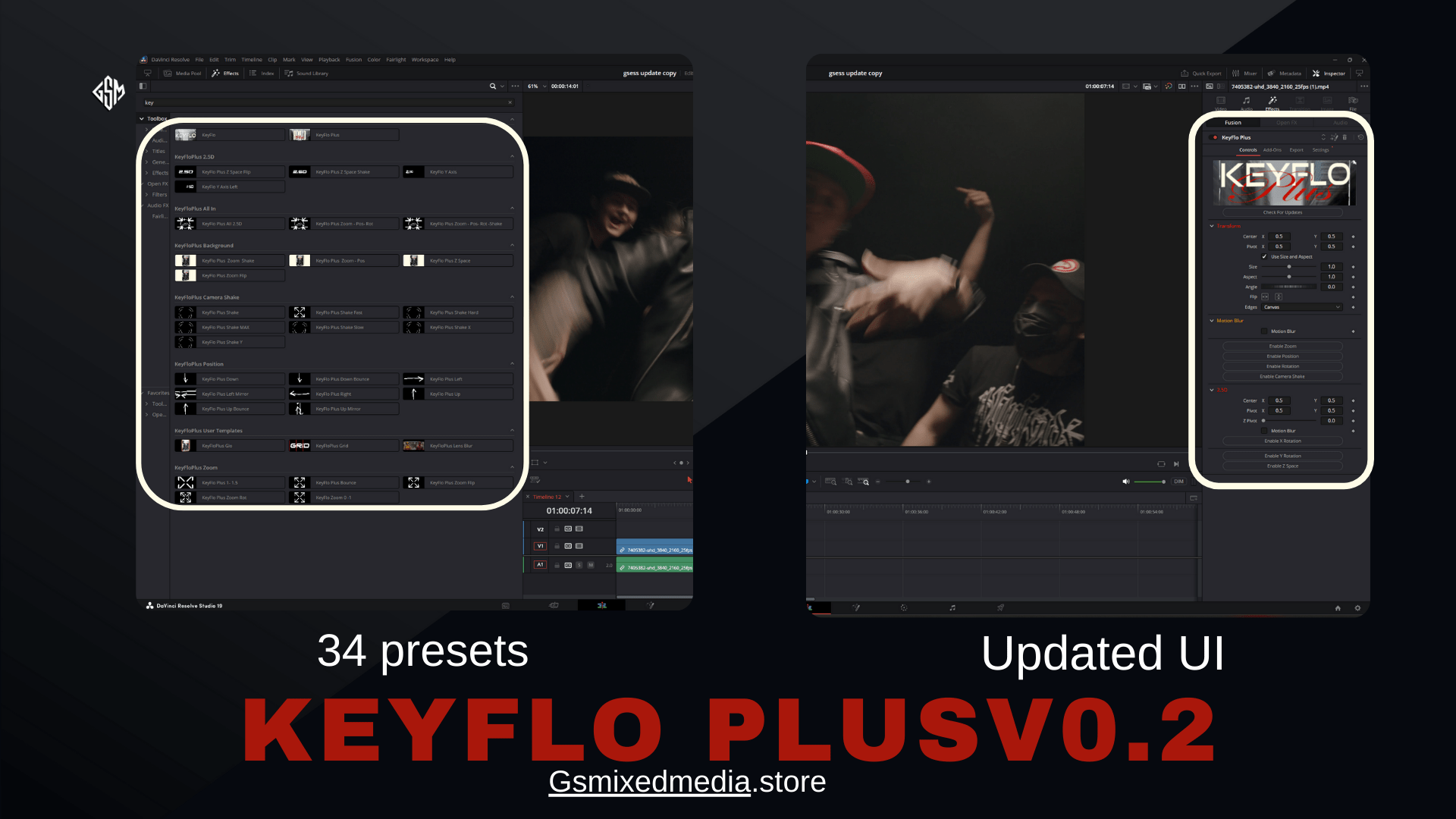 KeyFlo Plus Animation Plugin For DaVinci Resolve - GSMixedMedia