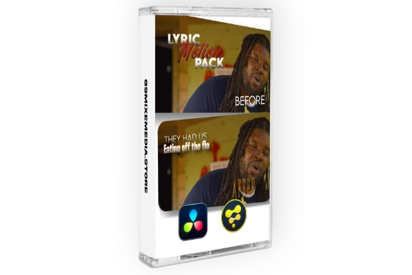 Text Animation Presets for DaVinci Resolve ( Lyric Motion Pack )