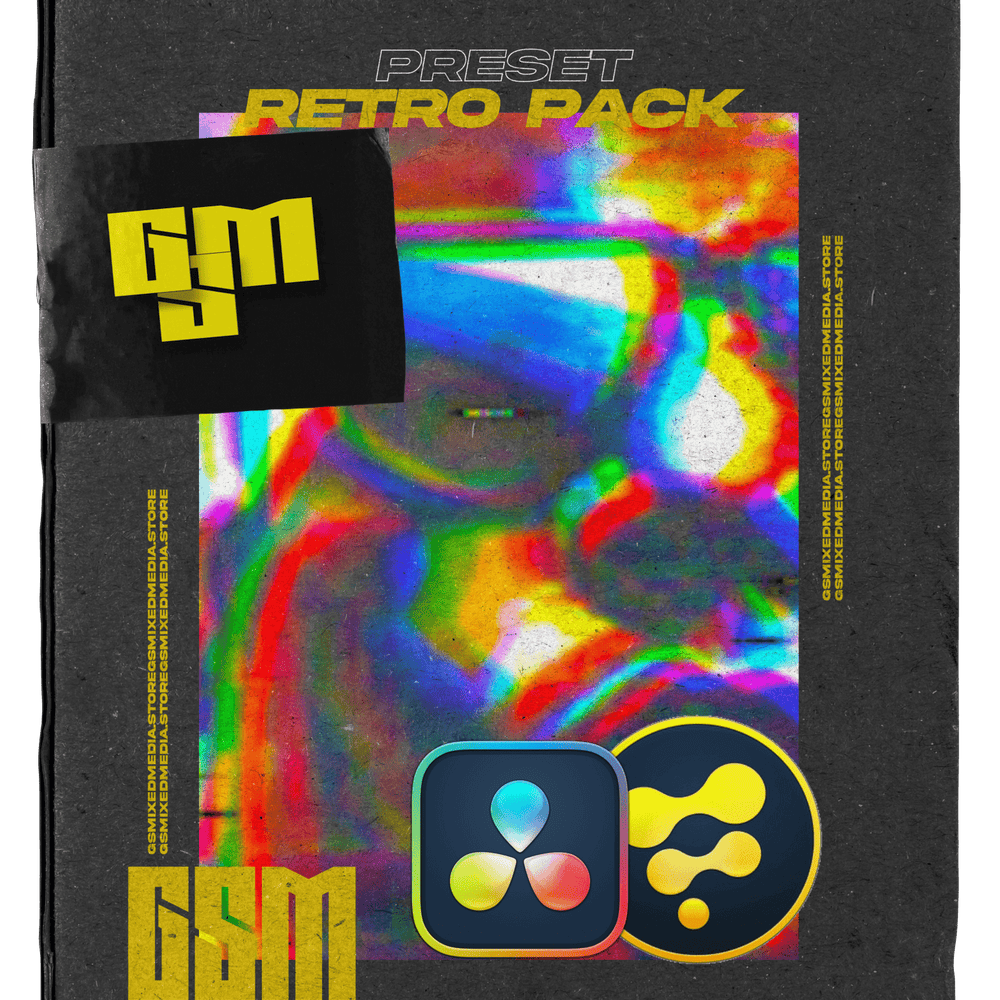 Retro Pack For Davinci Resolve Presets - GSMixedMediaDavinci Resolve Presets