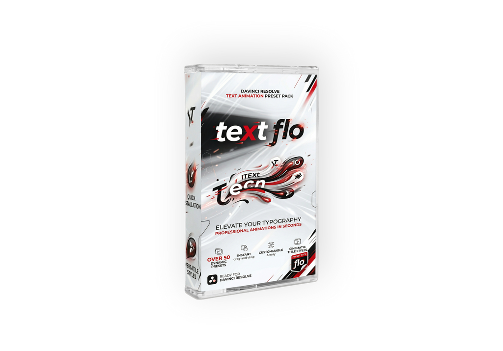 Text Flo  DaVinci Resolve Text Animation Pack